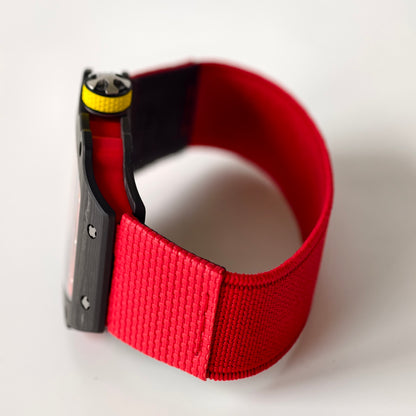 Umi Maker's RM67-02 Black NTPT Alexander Black/Red/Yellow Skeleton Dial on Nylon strap CRMA7 Clone V2