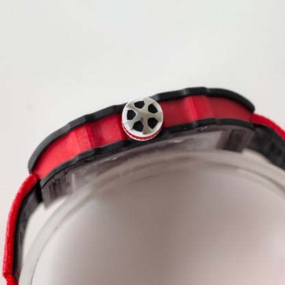 Umi Maker's RM67-02 Black NTPT Blue/Red Skeleton Dial on Nylon strap CRMA7 Clone V2