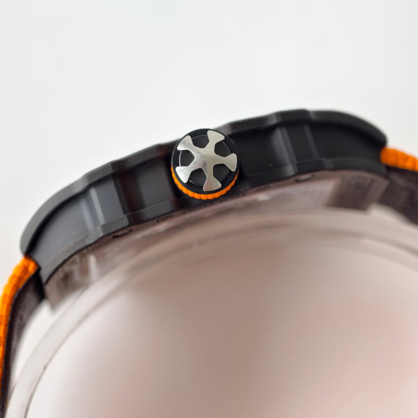 Umi Maker's RM67-02 Black NTPT McLaren Orange Skeleton Dial on Nylon strap CRMA7 Clone V2