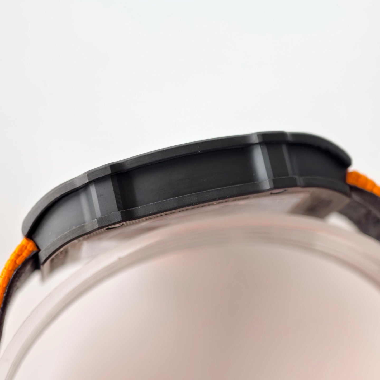 Umi Maker's RM67-02 Black NTPT McLaren Orange Skeleton Dial on Nylon strap CRMA7 Clone V2