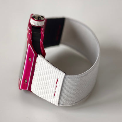 Umi Maker's RM67-02 Red NTPT Mutaz Red Skeleton Dial on Nylon strap CRMA7 Clone V2