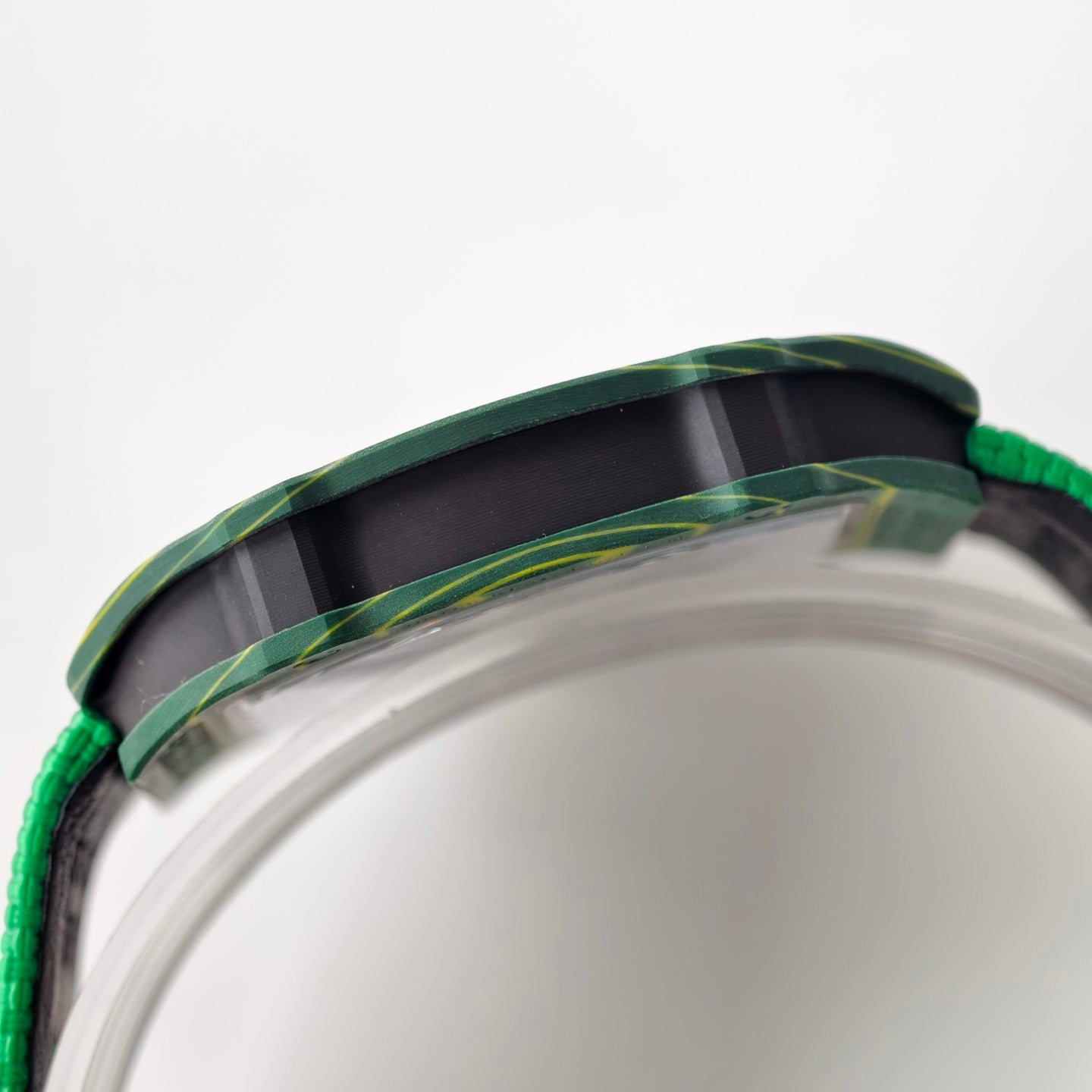 Umi Maker's RM67-02 Green NTPT Brazil Blue/Red/Green Skeleton Dial on Nylon strap CRMA7 Clone V2