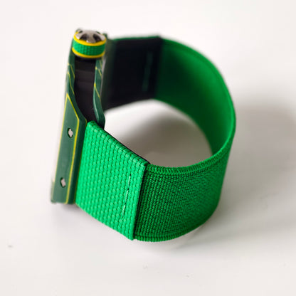 Umi Maker's RM67-02 Green NTPT Brazil Blue/Red/Green Skeleton Dial on Nylon strap CRMA7 Clone V2