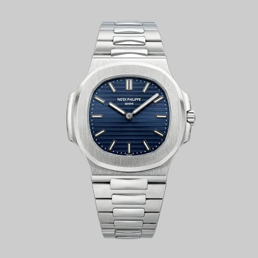 Nautilus 5810 SS PPF 1:1 Best Edition Blue Textured Dial on SS Bracelet SA240 Super Clone