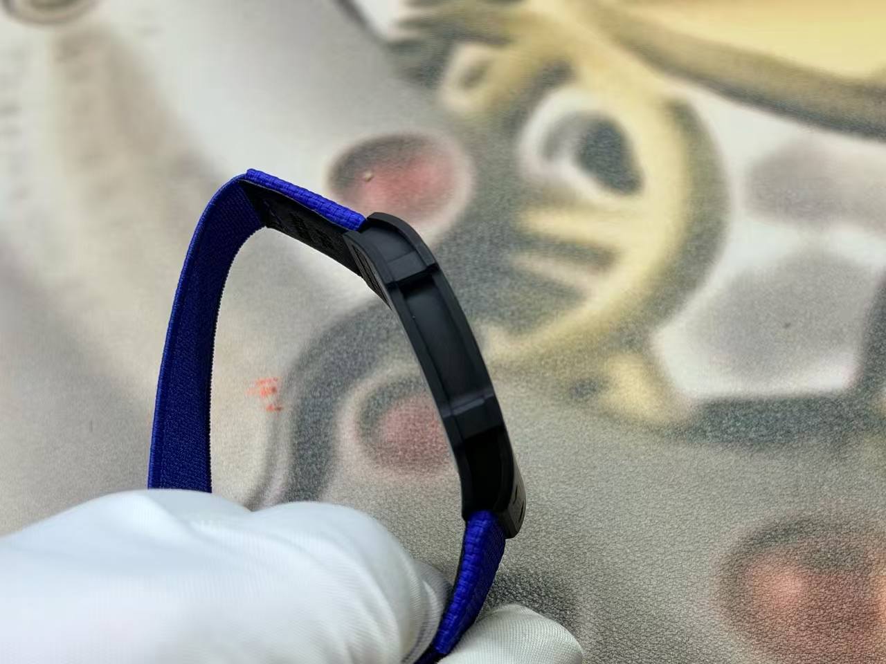 RICH Maker's 1:1 RM67-02 Black NTPT France Blue/Red/White Skeleton Dial CRMA7 Super Clone