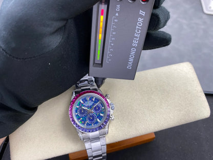 Daytona M126596SABV Stainless Steel Case G1F 1:1 Best Edition Chrysoprase Dial on Stainless Bracelet SA4130