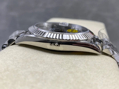 Datejust 41 126334 904L SS VSF 1:1 Best Edition Gray Diamond Dial on Jubilee Bracelet VS3235 V2s (Free Sprung) Weighted
