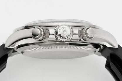 Daytona 126519 ERF Best Edition Black/Silver Dial on Oysterflex Strap JH4131 (Free Sprung)