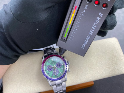 Daytona M126599SAVL Stainless Steel Case G1F 1:1 Best Edition Lepidolite Dial on Stainless Bracelet SA4130