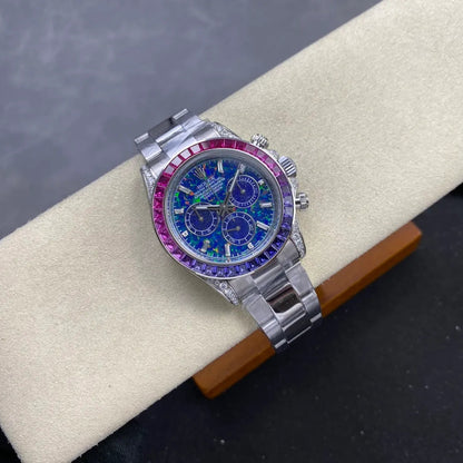 Daytona M126596SABV Stainless Steel Case G1F 1:1 Best Edition Chrysoprase Dial on Stainless Bracelet SA4130