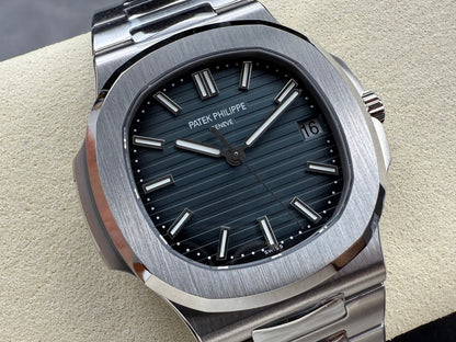 Nautilus 5711/1A SS DDF 1:1 Best Edition Blue Textured Dial On SS Bracelet Super Clone DD330