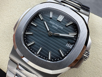 Nautilus 5711/1A SS DDF 1:1 Best Edition Blue Textured Dial On SS Bracelet Super Clone DD330