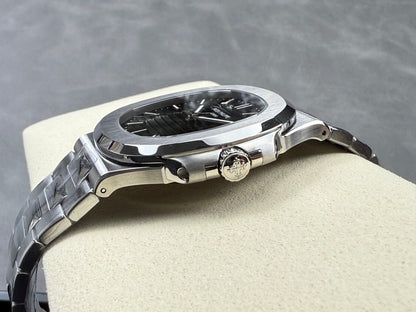 Nautilus 5711/1A SS DDF 1:1 Best Edition Green Textured Dial On SS Bracelet Super Clone DD330
