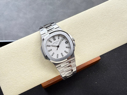 Nautilus 5711/1A SS DDF 1:1 Best Edition White Textured Dial On SS Bracelet Super Clone DD330