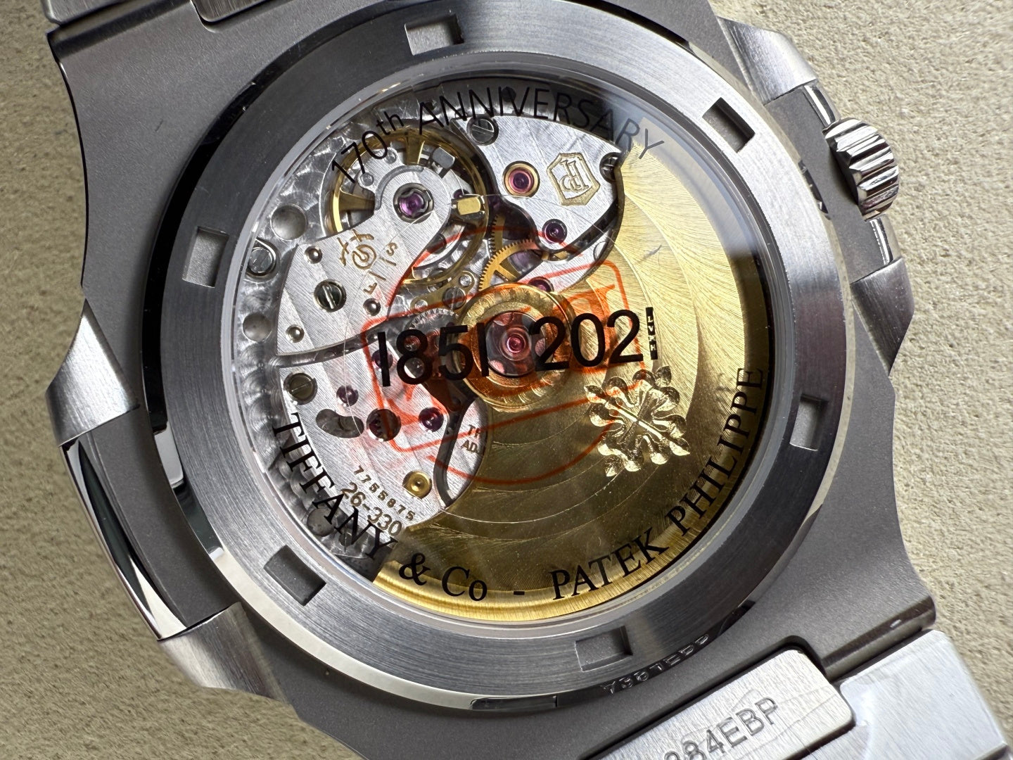 Nautilus 5711/1A SS DDF 1:1 Best Edition Tiffany Blue Textured Dial On SS Bracelet Super Clone DD330