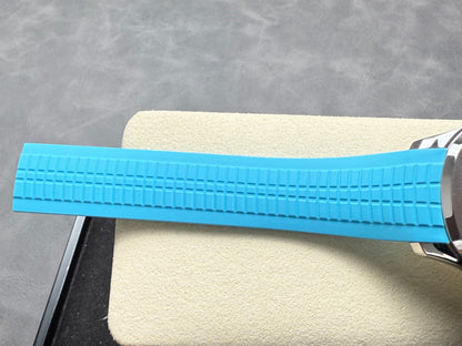 Aquanaut 5167 SS DDF 1:1 Best Edition Gray Dial On Blue Strap Super Clone DD330