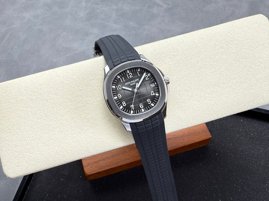 Aquanaut 5167 SS DDF 1:1 Best Edition Gray Dial On Black Strap Super Clone DD330