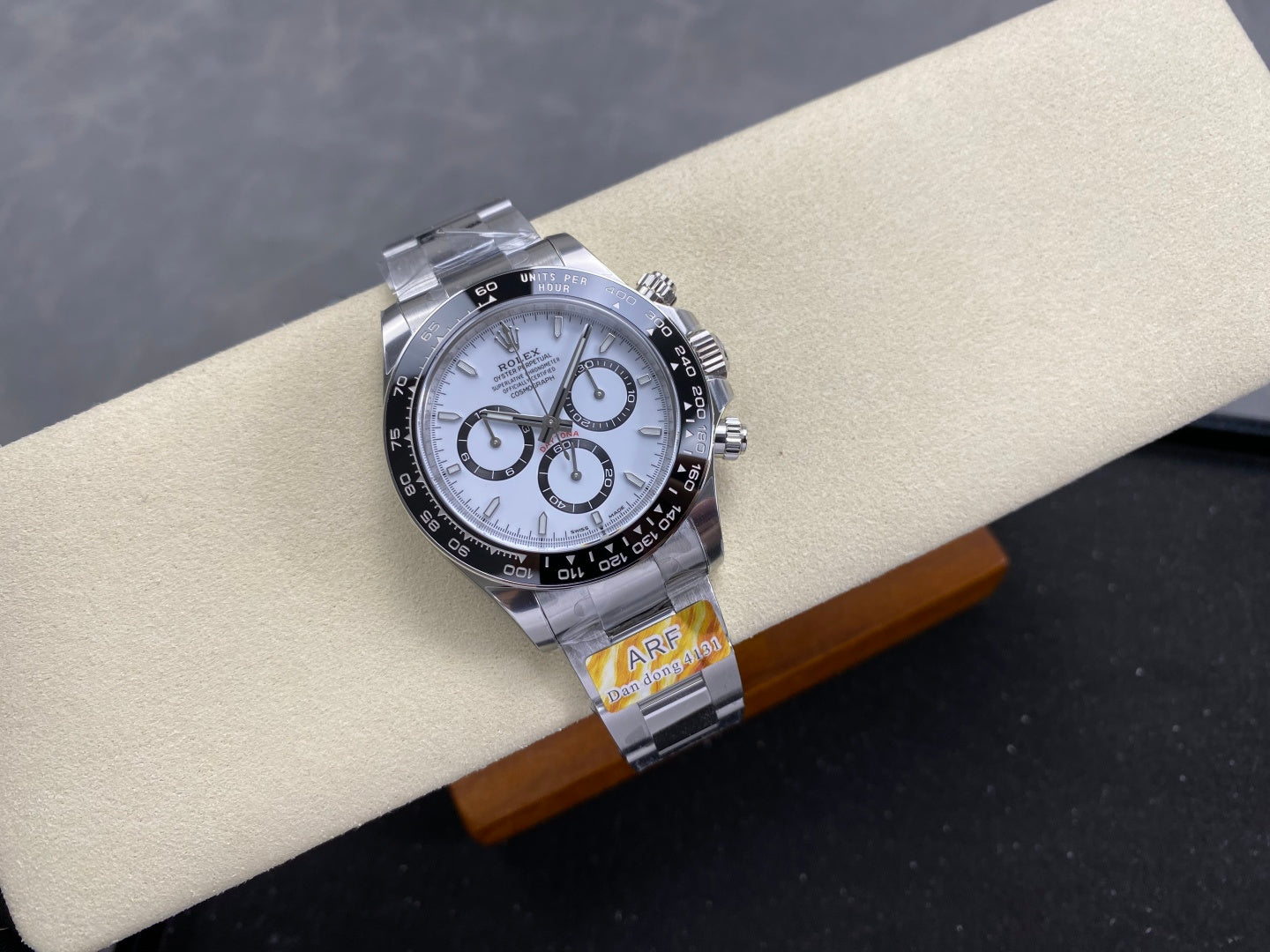 Daytona 126500 ARF 1:1 Best Edition White Dial on SS Bracelet Strap DD4131