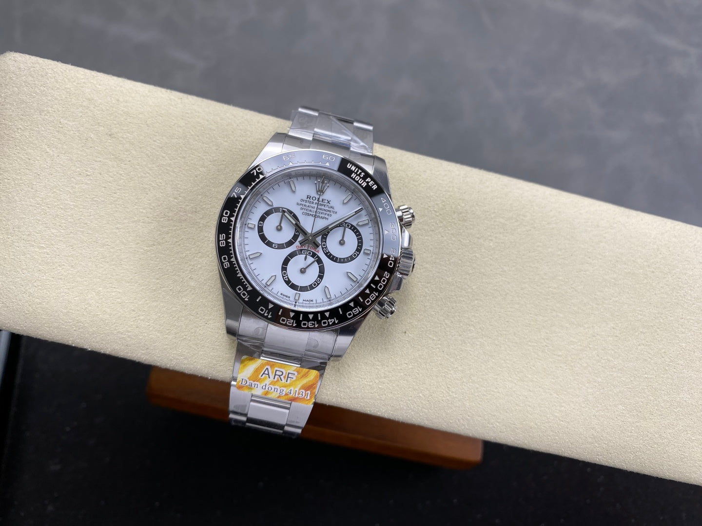 Daytona 126500 ARF 1:1 Best Edition White Dial on SS Bracelet Strap DD4131