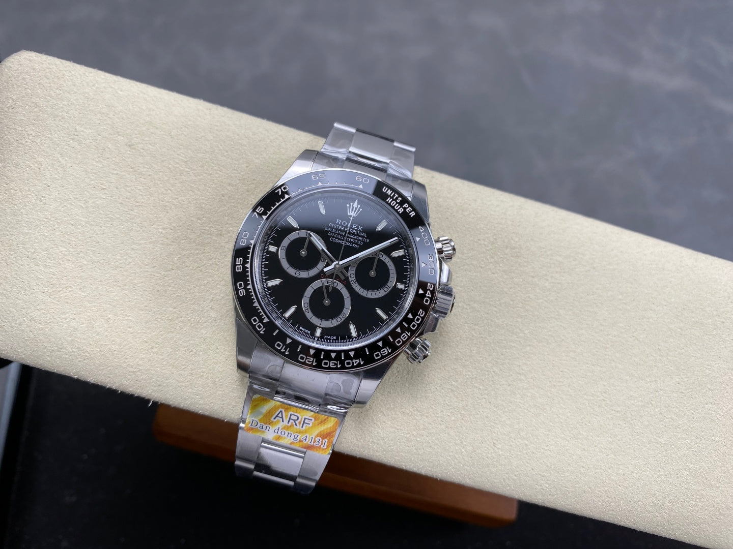 Daytona 126500 ARF 1:1 Best Edition Black Dial on SS Bracelet Strap DD4131