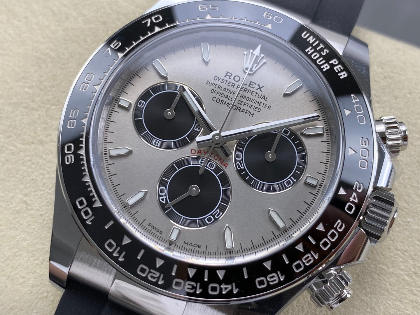 Daytona 126519 ARF 1:1 Best Edition Gray/Black Dial on Oysterflex Strap DD4131 (Weighted)