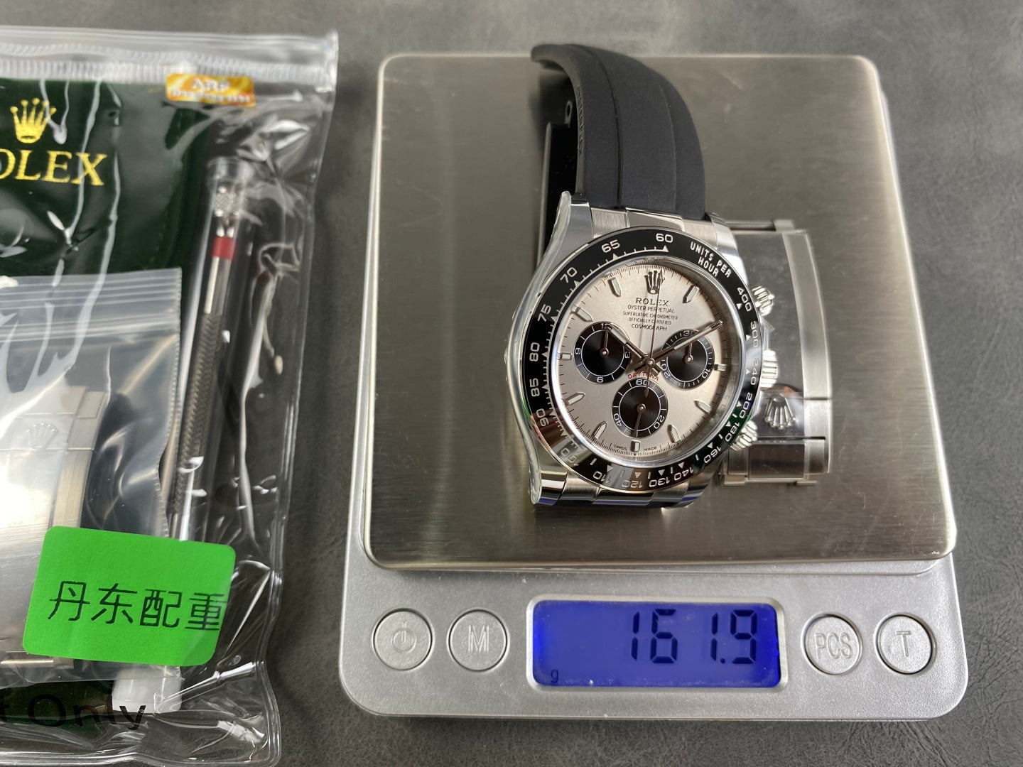 Daytona 126519 ARF 1:1 Best Edition Gray/Black Dial on Oysterflex Strap DD4131 (Weighted)