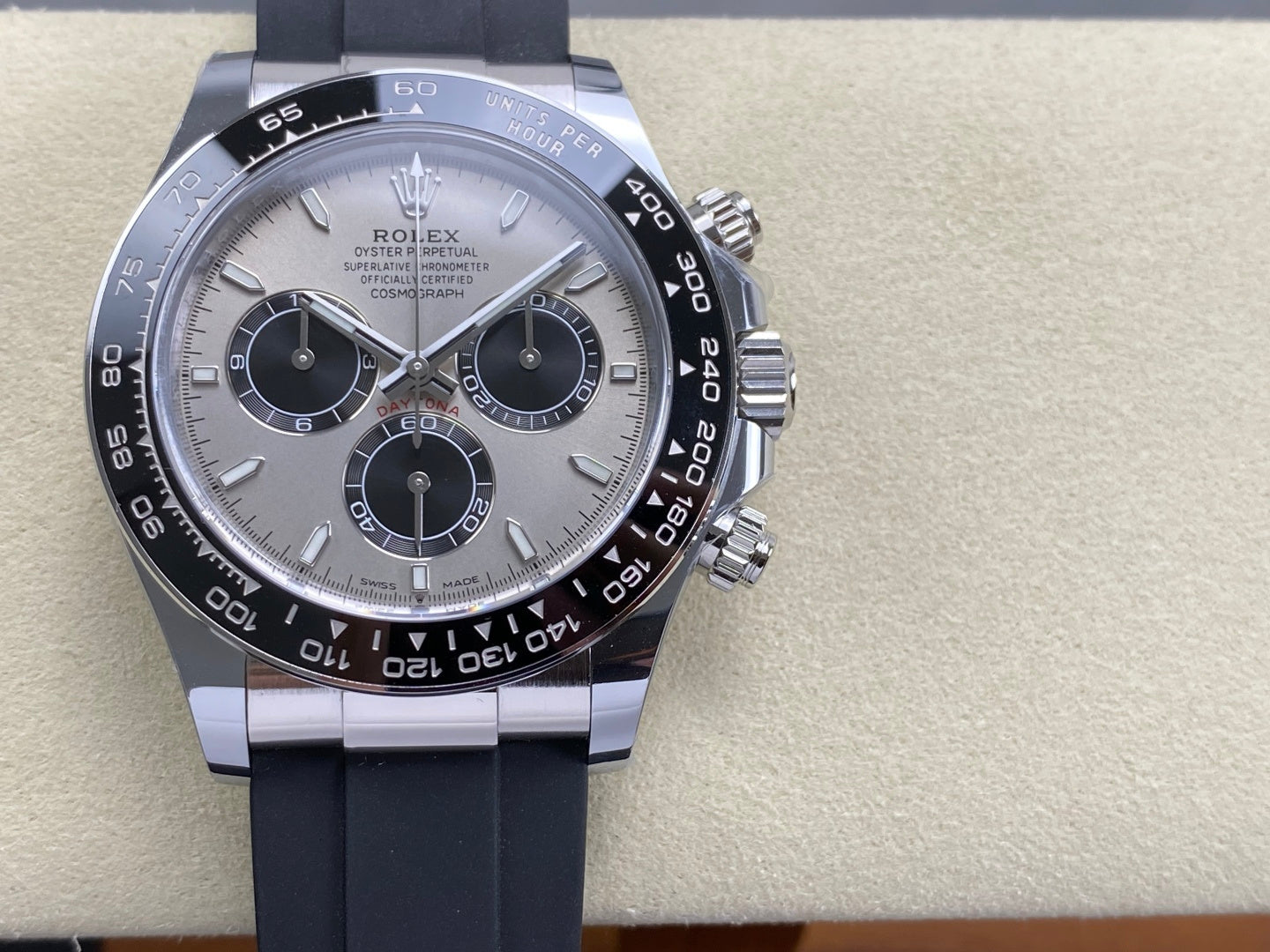 Daytona 126519 ARF 1:1 Best Edition Gray/Black Dial on Oysterflex Strap DD4131 (Weighted)