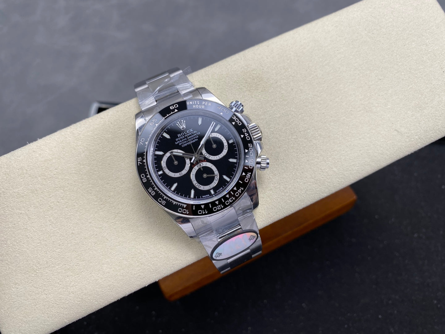 Daytona 126500 UFO 1:1 Best Edition 904L Steel Black Dial on SS Braclet UF4131 (Free Sprung)