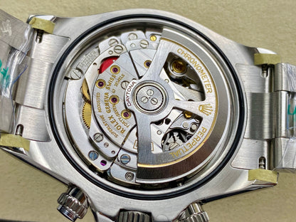 Daytona 126500 UFO 1:1 Best Edition 904L Steel Black Dial on SS Braclet UF4131 (Free Sprung)