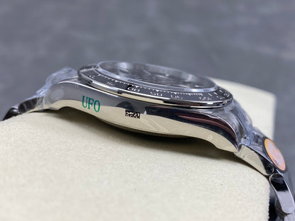 Daytona 126500 UFO 1:1 Best Edition 904L Steel Black Dial on SS Braclet UF4131 (Free Sprung)