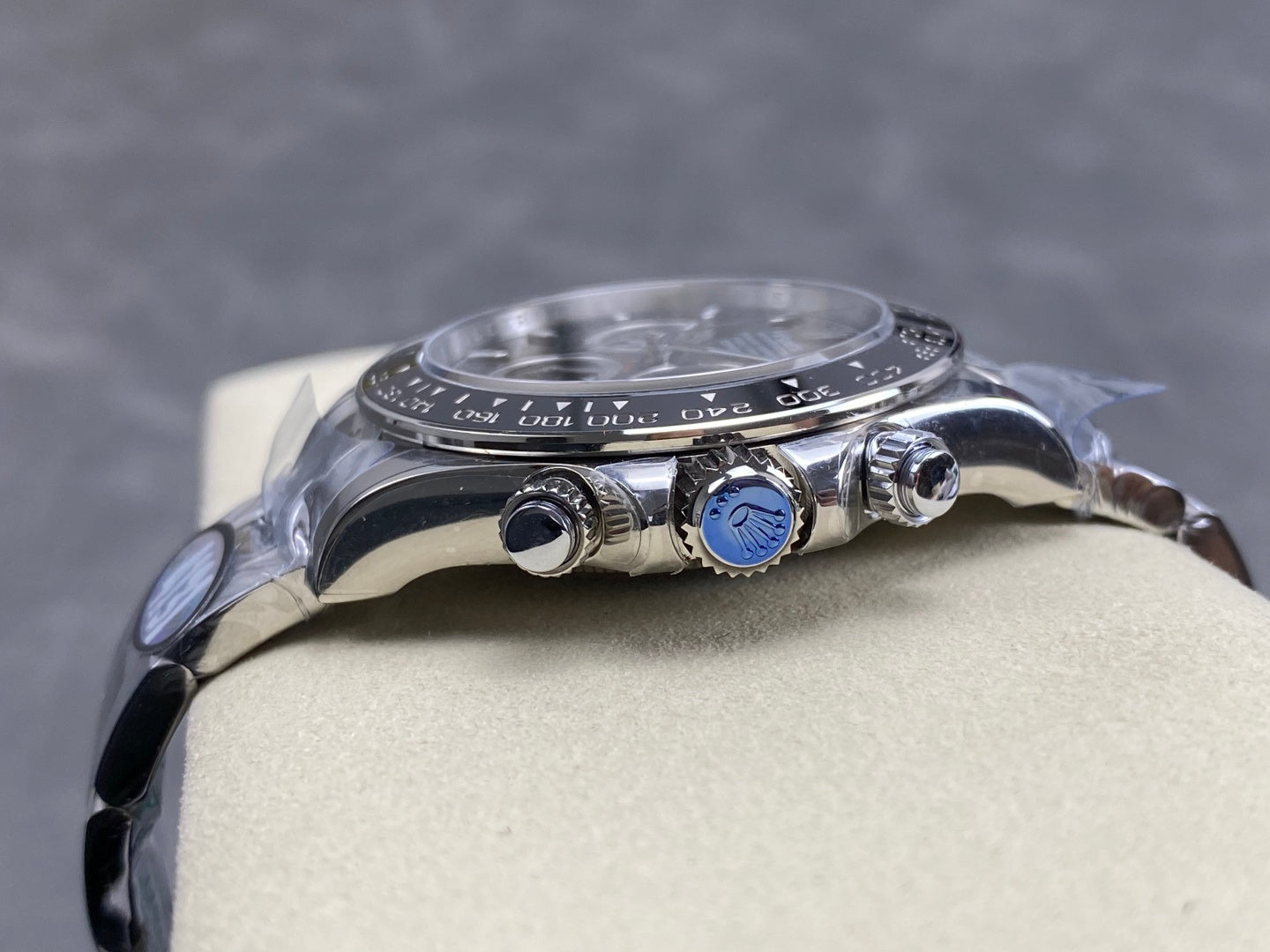 Daytona 126500 UFO 1:1 Best Edition 904L Steel Black Dial on SS Braclet UF4131 (Free Sprung)