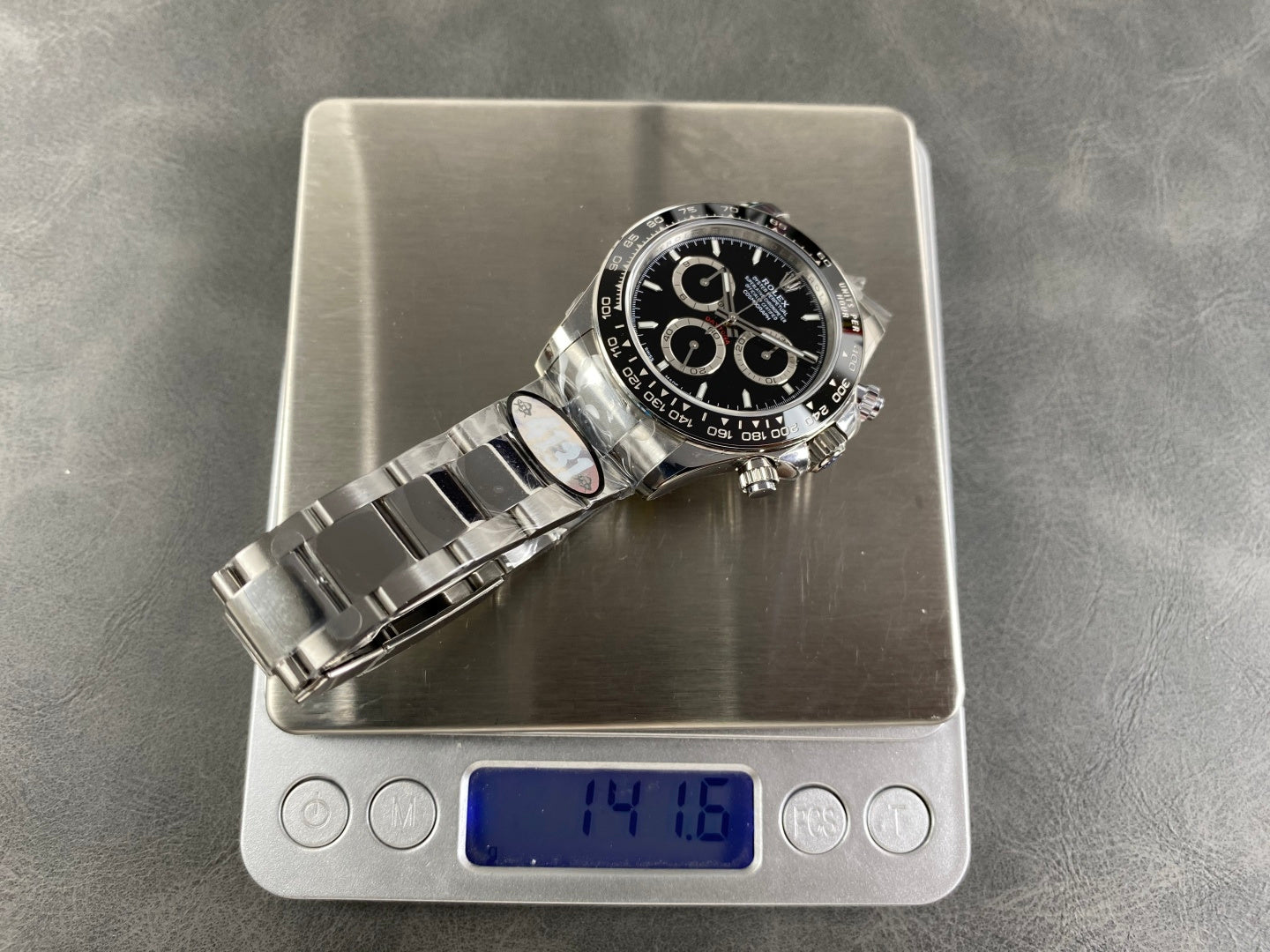 Daytona 126500 UFO 1:1 Best Edition 904L Steel Black Dial on SS Braclet UF4131 (Free Sprung)