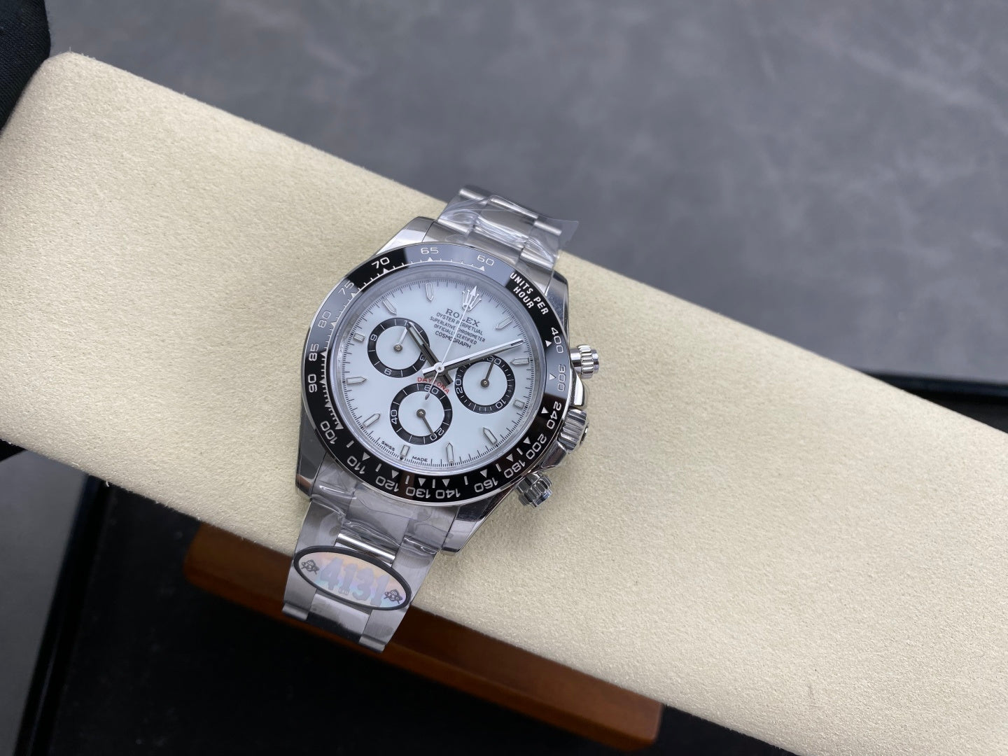 Daytona 126500 UFO 1:1 Best Edition 904L Steel White Dial on SS Braclet UF4131 (Free Sprung)