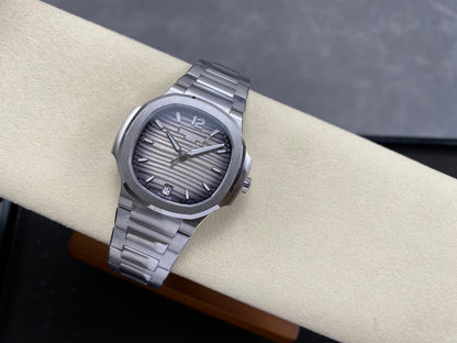 Nautilus 7118 Ladies SS DDF 1:1 Best Edition Gray Dial On SS Bracelet Super Clone DD324