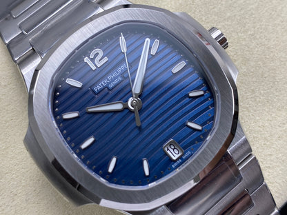 Nautilus 7118 Ladies SS DDF 1:1 Best Edition Blue Dial On SS Bracelet Super Clone DD324
