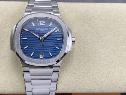 Nautilus 7118 Ladies SS DDF 1:1 Best Edition Blue Dial On SS Bracelet Super Clone DD324