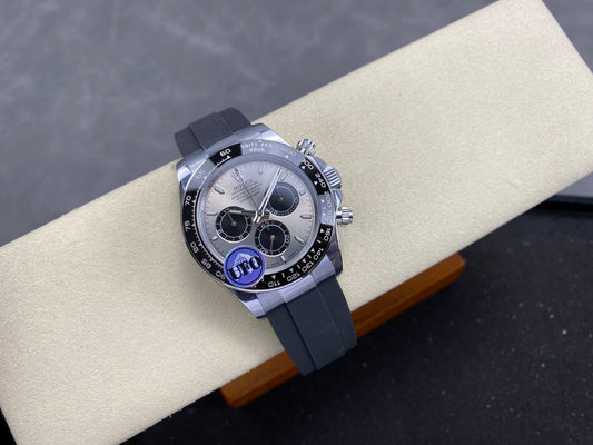 Daytona 126519 UFO 1:1 Best Edition Gray/Black Dial on Oysterflex Strap UF4131 (Free Sprung)