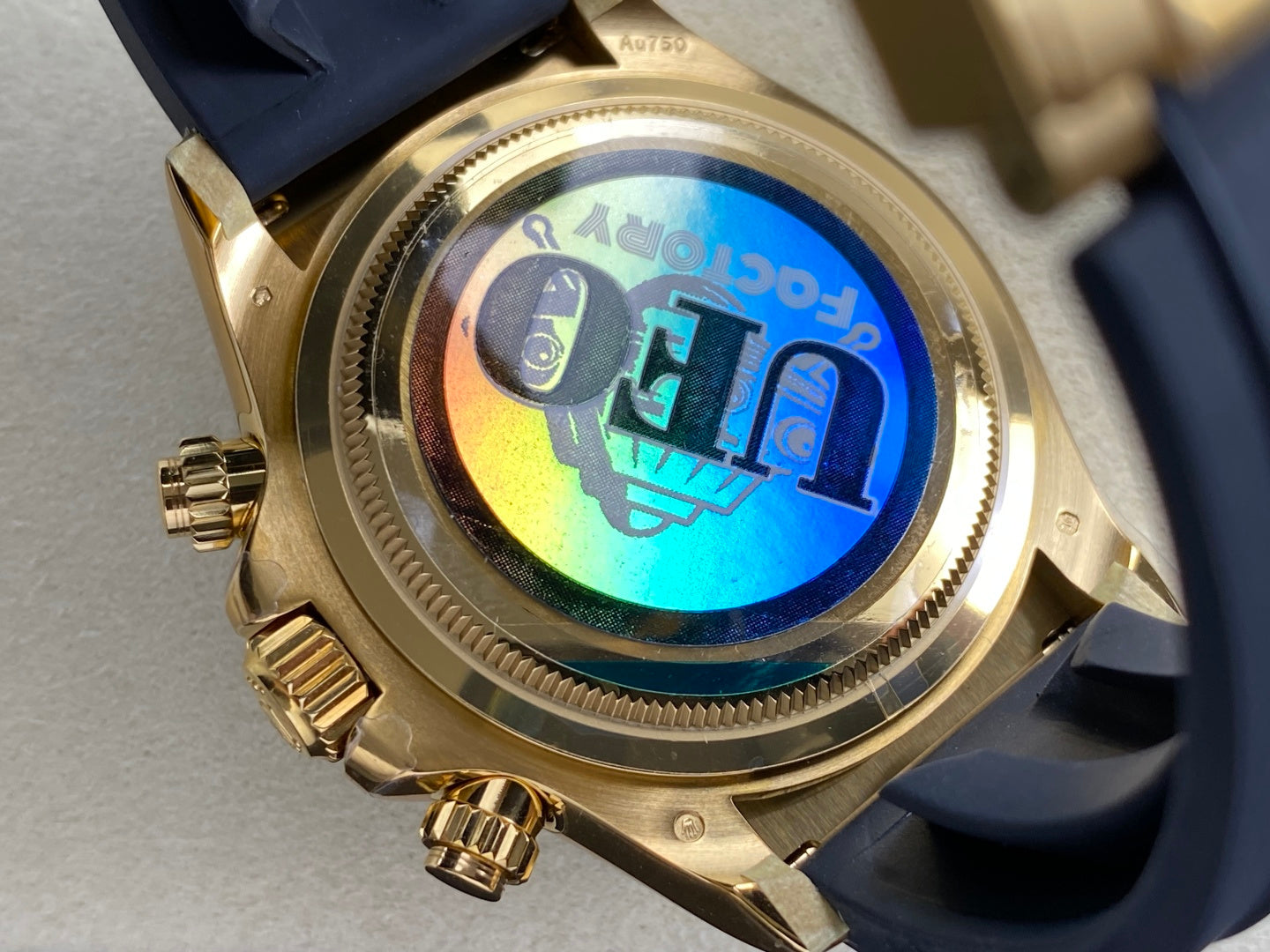 Daytona 126518 UFO 1:1 Best Edition YG Dial on Oysterflex Strap UF4131 (Free Sprung)