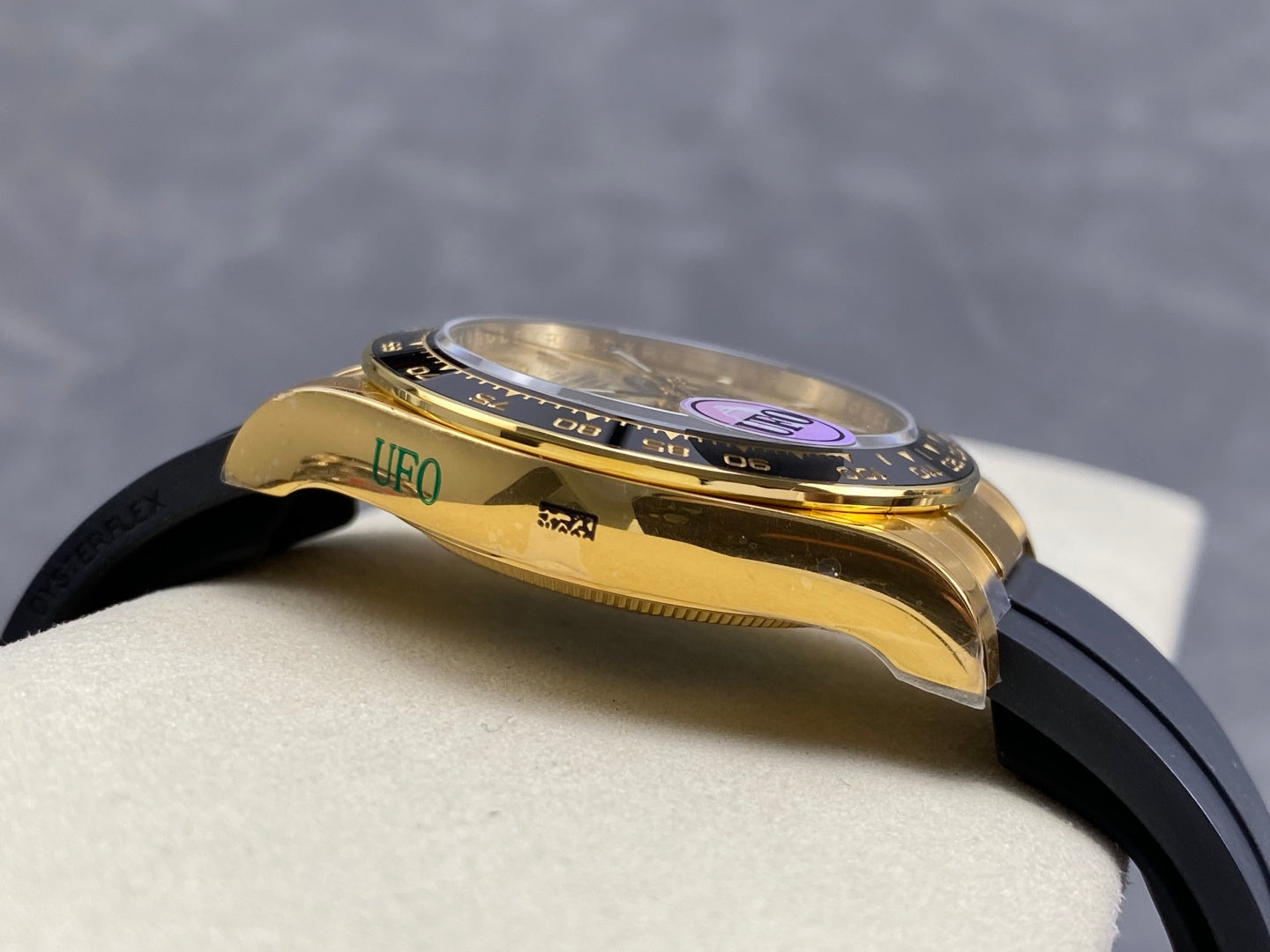 Daytona 126518 UFO 1:1 Best Edition YG Dial on Oysterflex Strap UF4131 (Free Sprung)