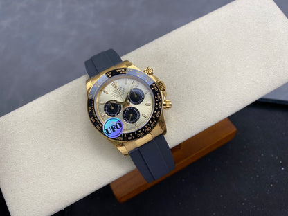 Daytona 126518 UFO 1:1 Best Edition YG Dial on Oysterflex Strap UF4131 (Free Sprung)