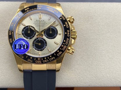 Daytona 126518 UFO 1:1 Best Edition YG Dial on Oysterflex Strap UF4131 (Free Sprung)