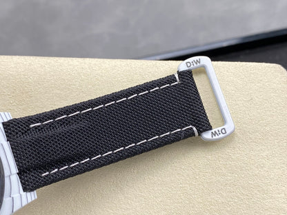 Daytona DIW Porsche 911 S/T White Carbon SONIC 1:1 Best Edition Blue Dial on Black Nylon Strap SA4130