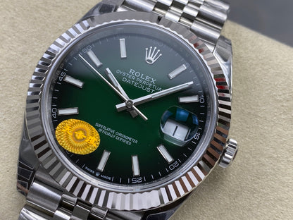 Datejust 41 126334 904L SS VSF 1:1 Best Edition Ombre Stick Dial on Jubilee Bracelet VS3235 V2s (Free Sprung) Weighted