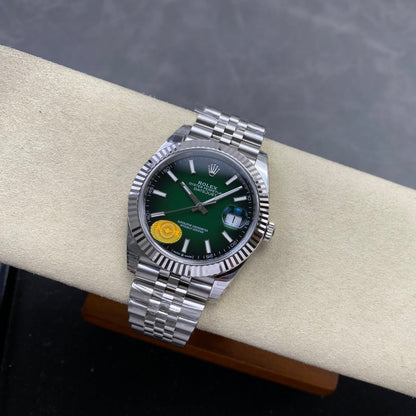 Datejust 41 126334 904L SS VSF 1:1 Best Edition Ombre Stick Dial on Jubilee Bracelet VS3235 V2s (Free Sprung) Weighted