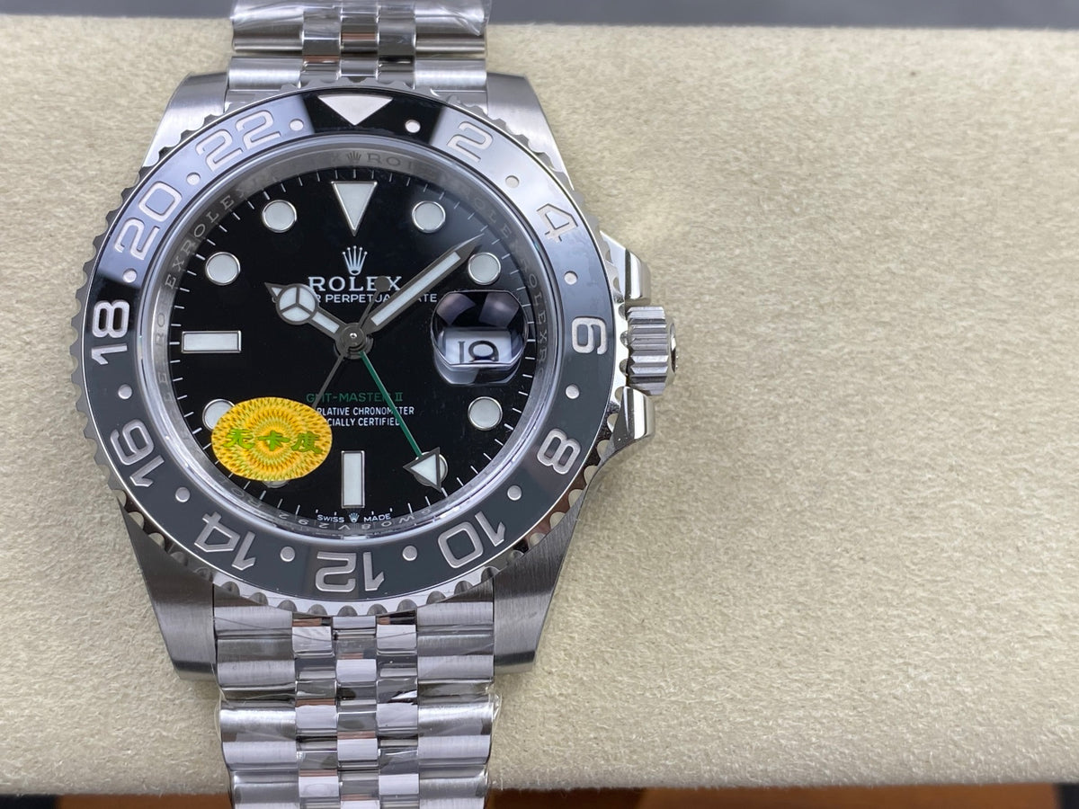 GMT-Master II 126710 GRNR 904L Steel VSF 1:1 Best Edition on Jubilee Bracelet DD3285 CHS V3s