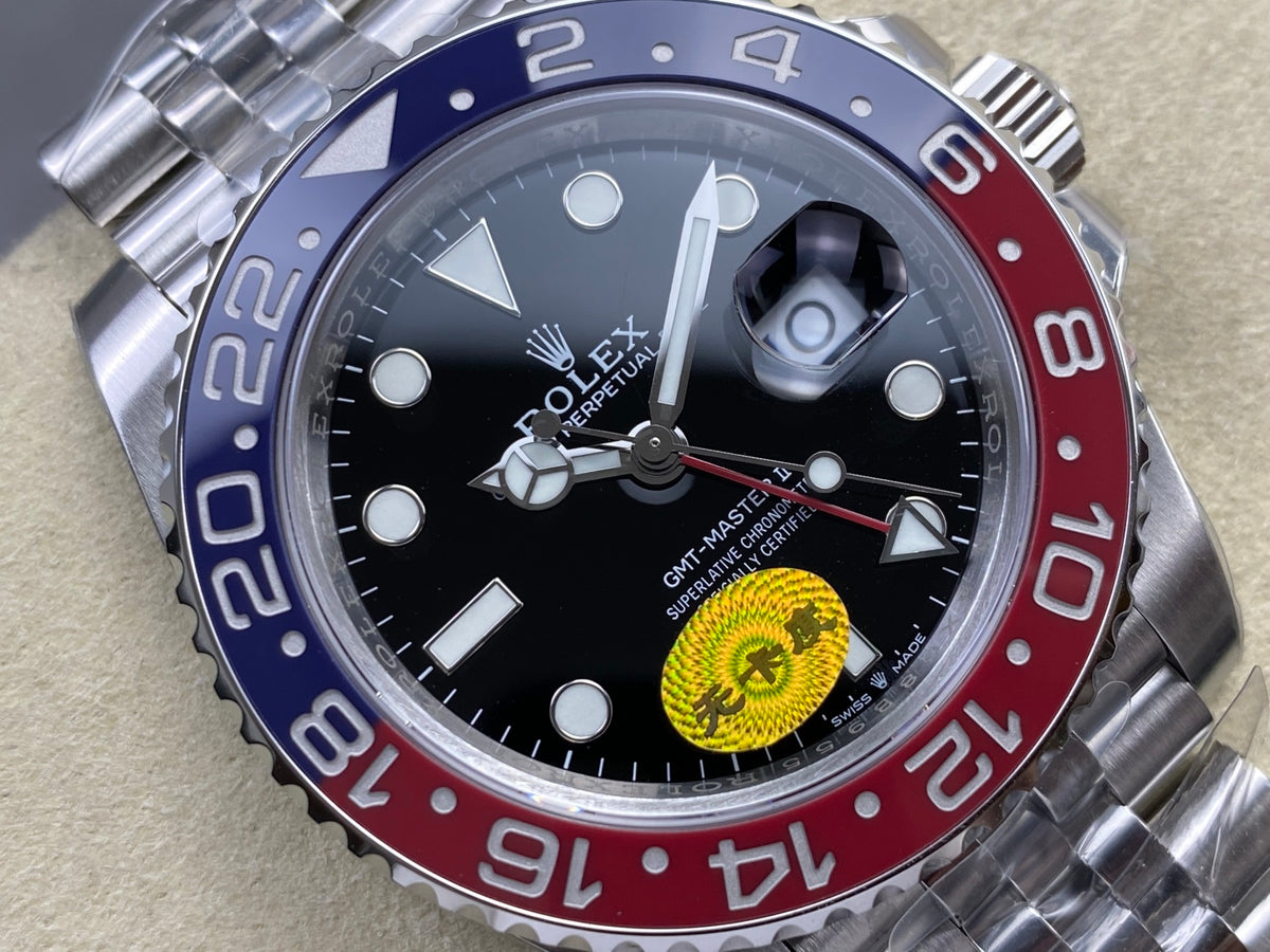 GMT-Master II 126710 BLRO 904L Steel VSF 1:1 Best Edition on Jubilee Bracelet DD3285 CHS V3s