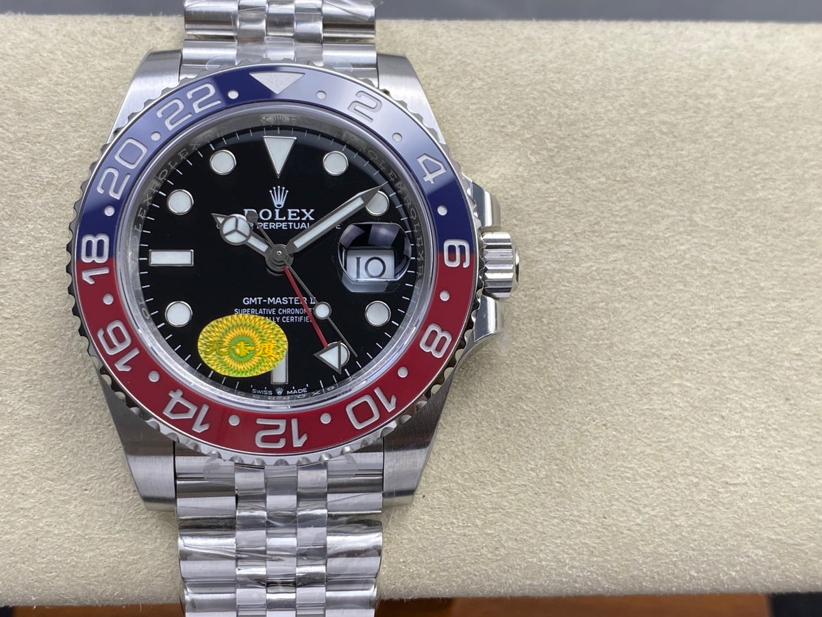 GMT-Master II 126710 BLRO 904L Steel VSF 1:1 Best Edition on Jubilee Bracelet DD3285 CHS V3s