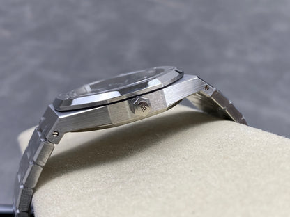 Royal Oak 39mm 15300 SS ZF 1:1 Best Edition Black Textured Dial on SS Bracelet SA3120 Super Clone