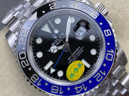 GMT-Master II 126710 BLNR 904L Steel VSF 1:1 Best Edition on Jubilee Bracelet DD3285 CHS V3s