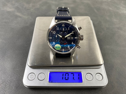 Pilot Chrono IW388101 OCTA 1:1 Best Edition Blue Dial on Blue Leather Strap 69385 Super Clone